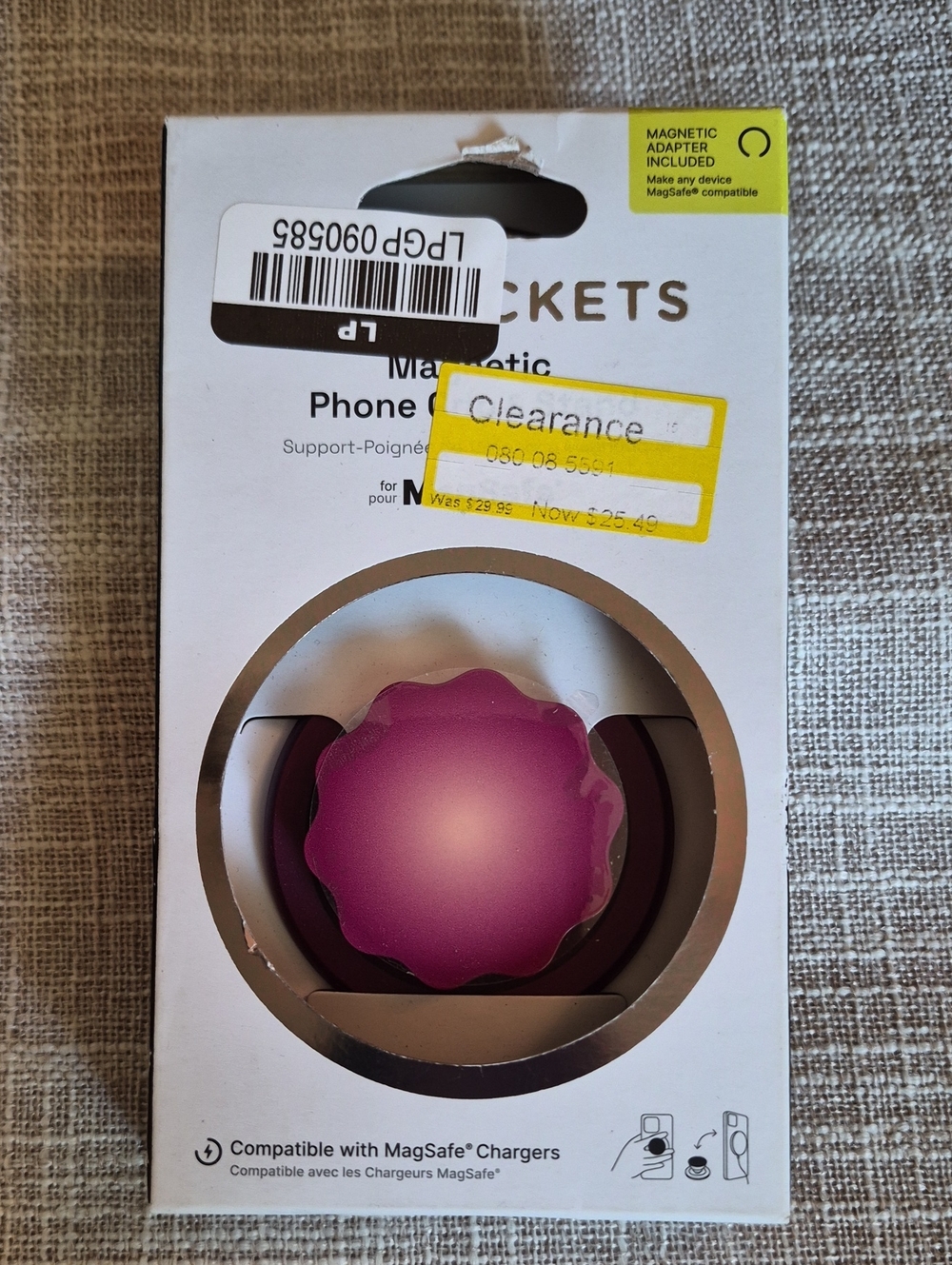 PopSockets Magnetic Phone Grip&Stand Pink NWT